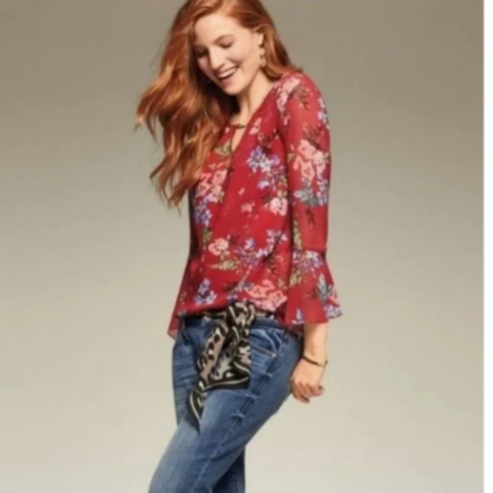 CAbi Size S Style 3590 Devoted Blouse